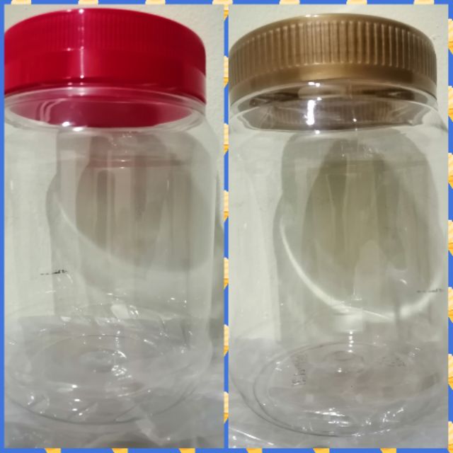 Balang plastik code 4018- 1400ml / bekas kuih plastik (Ready stock 