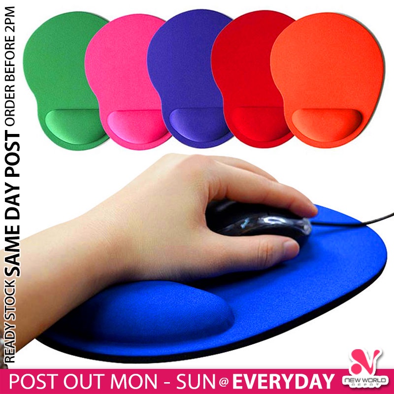 《 》Ergonomic Mouse Pad Comfortable Soft Wrist Rest Support Protect Computer Laptop Gaming Mat Pad Tetikus 滑鼠垫