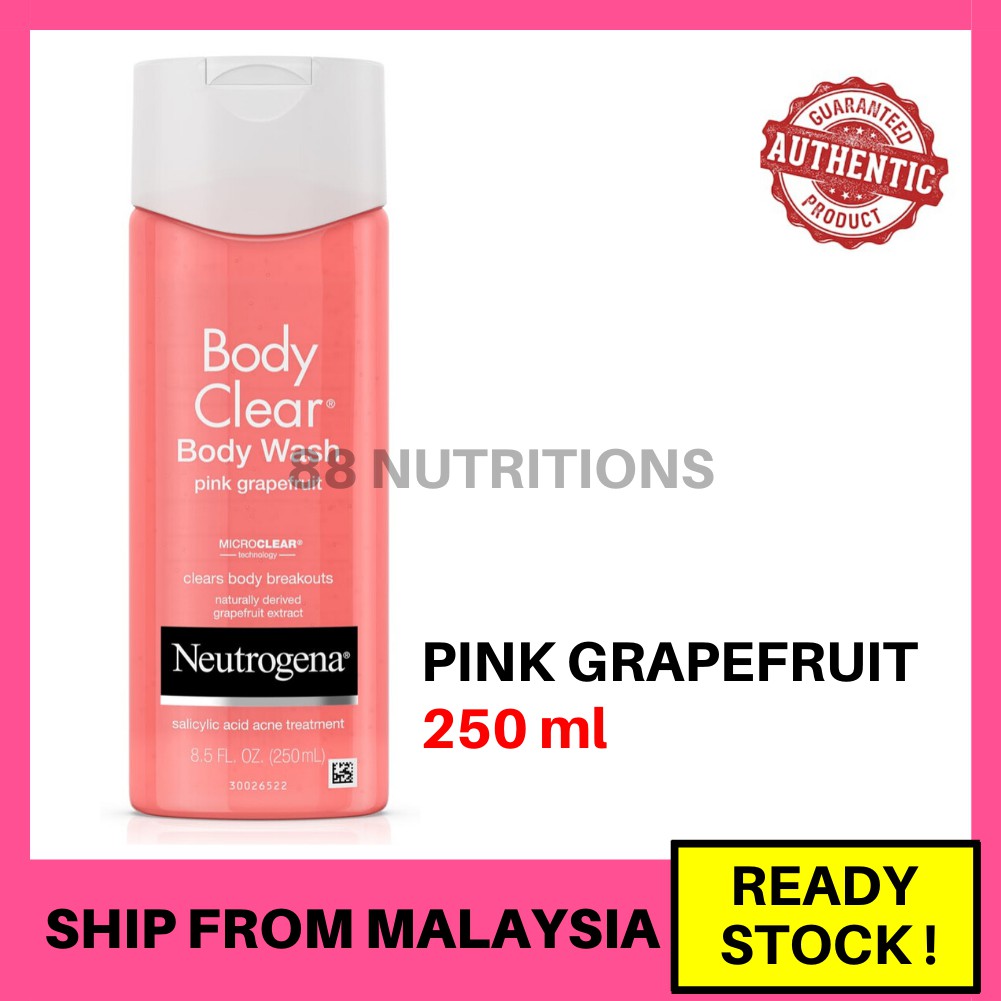 neutrogena pink grapefruit body wash