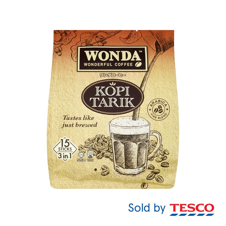 Wonda 3 in 1 Kopi  Tarik 15 Stick  Packs x 25g Shopee Malaysia