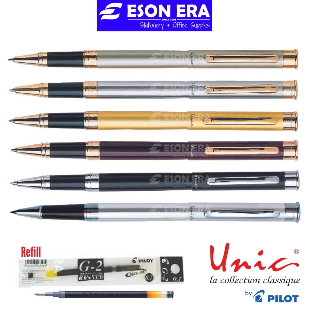 Unic Gel Pen 0.7mm Pilot Unic Premium Gift Pen