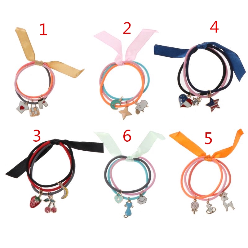 1 Set 3 Pcs Elastic Hair Bands Headband Hair Accessories Hair