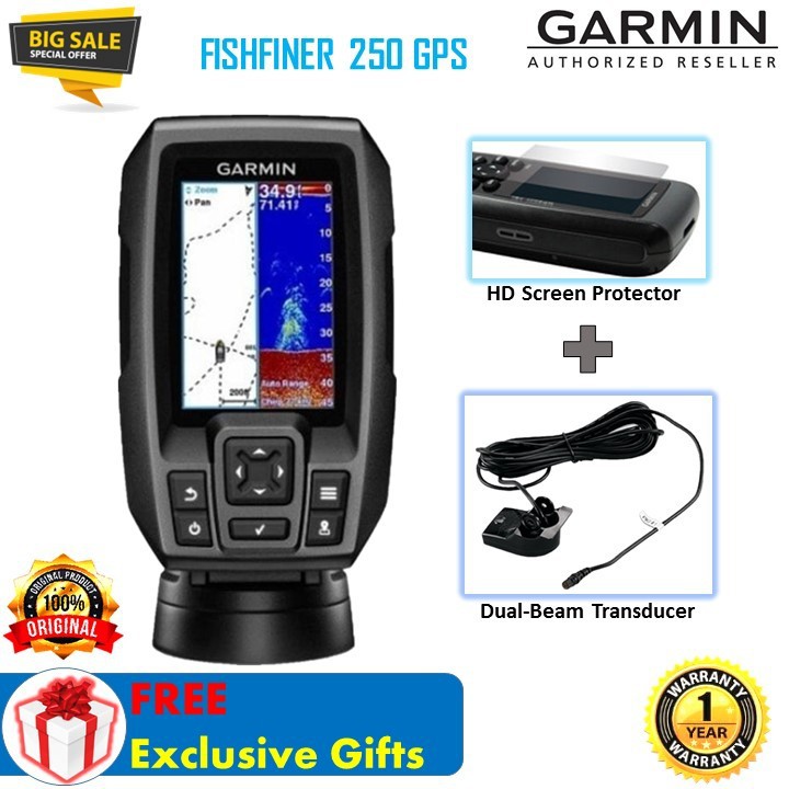 Garmin Fishfinder 250 GPS / Striker 4 APAC Version c/w Sonar