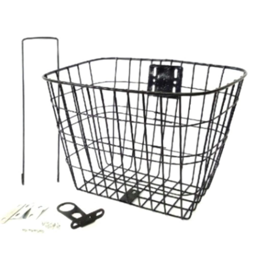 [READY STOCK]Front Basket Full Set/Bicycle basket/Bakul BasikalLady