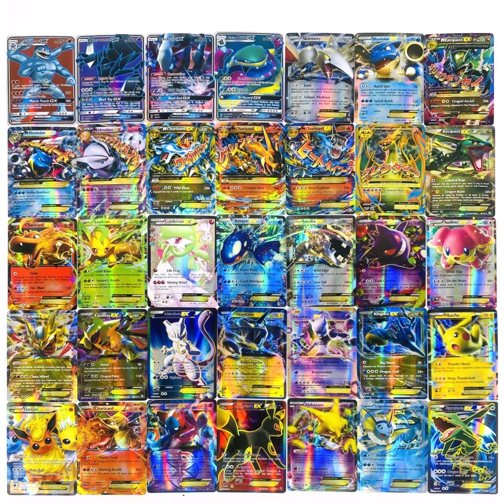 Versatile Quality Customized 100 Pcs Pokemon Cards VMAX MEGA GX EX Reliable Have - Image 4