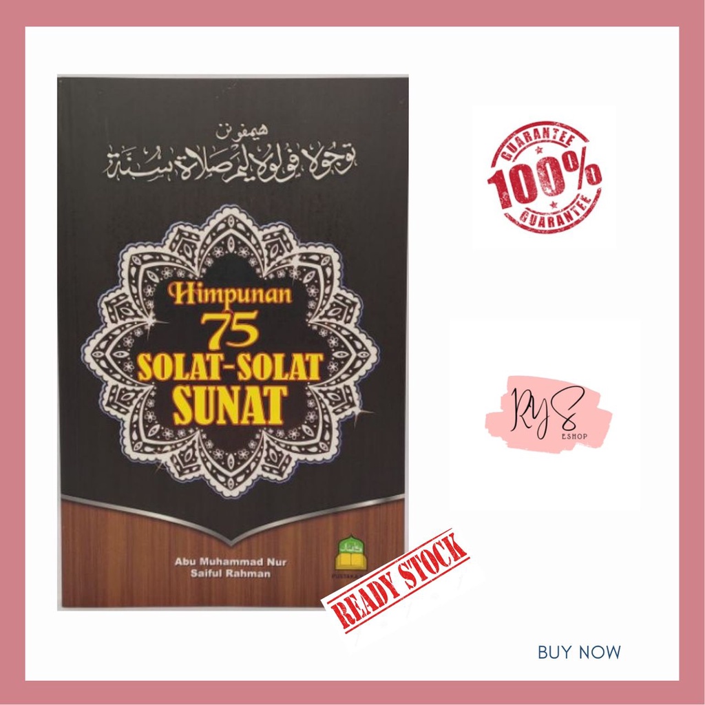 Buku Himpunan 75 Solat Solat Sunat Shopee Malaysia 