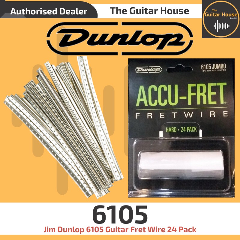 Jim Dunlop 6105 Guitar Fret Wire 24 Pack Shopee Malaysia