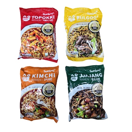 Samyang Ramen HALAL Perisa Baru Topokki / Bulgogi / Kimchi / Jjajang