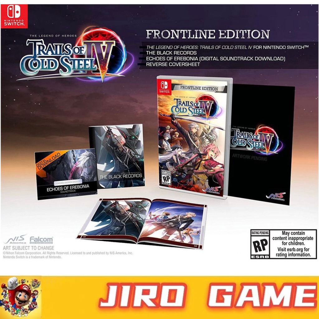 Nintendo Switch The Legend Of Heroes Trails Of Cold Steel IV Frontline Edition (US)(English)(NEW)