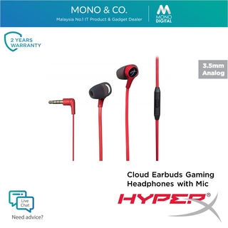 hyperx cloud earbuds shopee