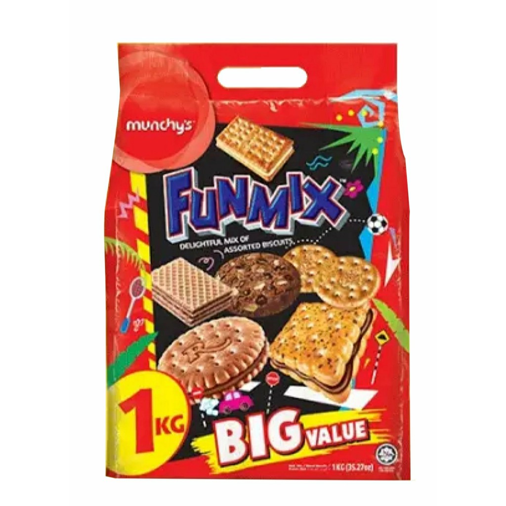Munchy's Funmix / Topmix Assorted Biscuits 900g Shopee Malaysia