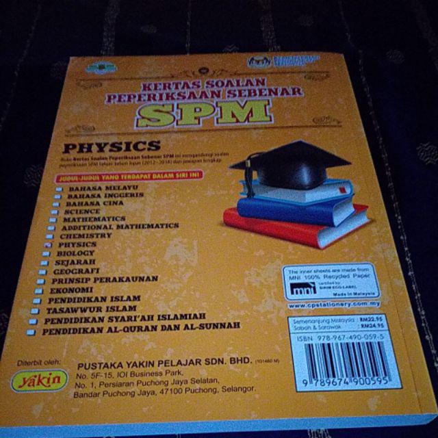 MyB Buku Latihan : Kertas Soalan Peperiksaan Sebenar SPM 