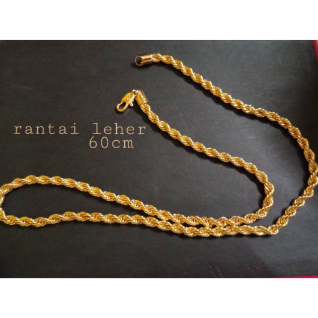  RANTAI  LEHER PINTAL  EMAS  SUASA 375 18K Shopee Malaysia