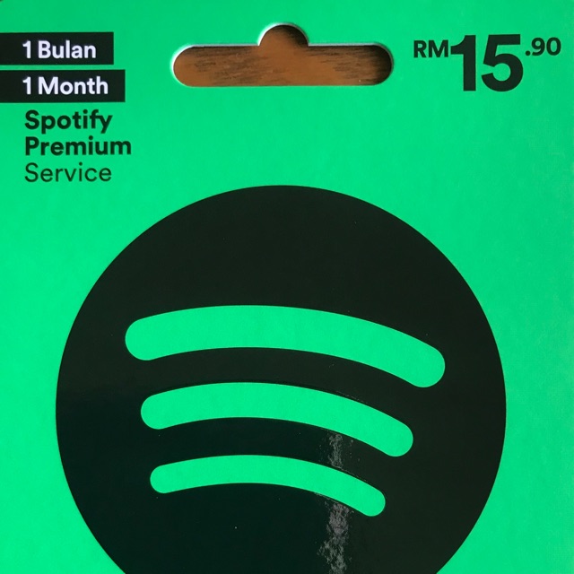 100% Original Spotify Gift Card for Premium for one ...