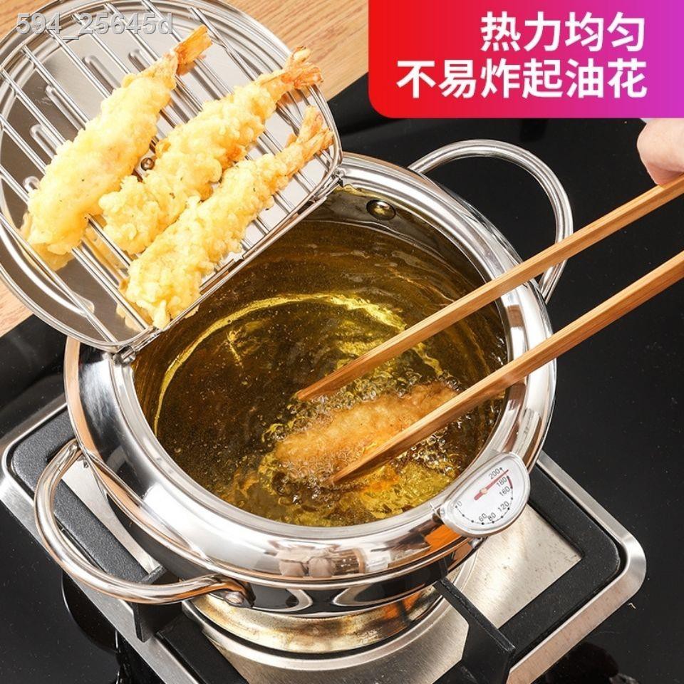 home appliances Stainless Steel Thick Fryer Temperature Controllable