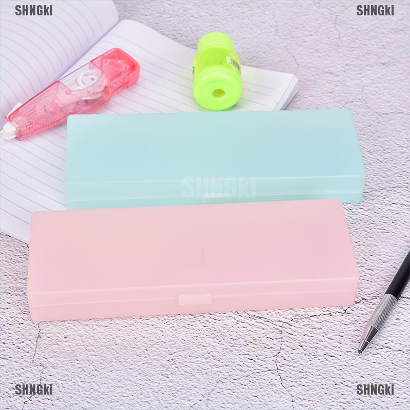 plastic pencil case box