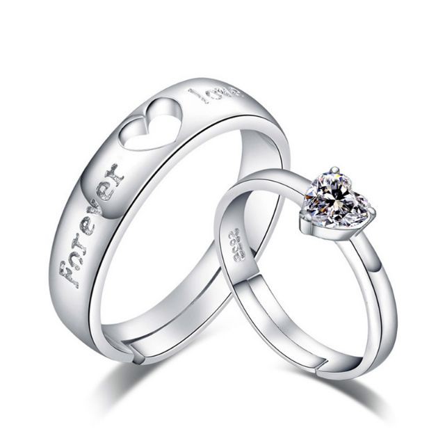 pair ring silver