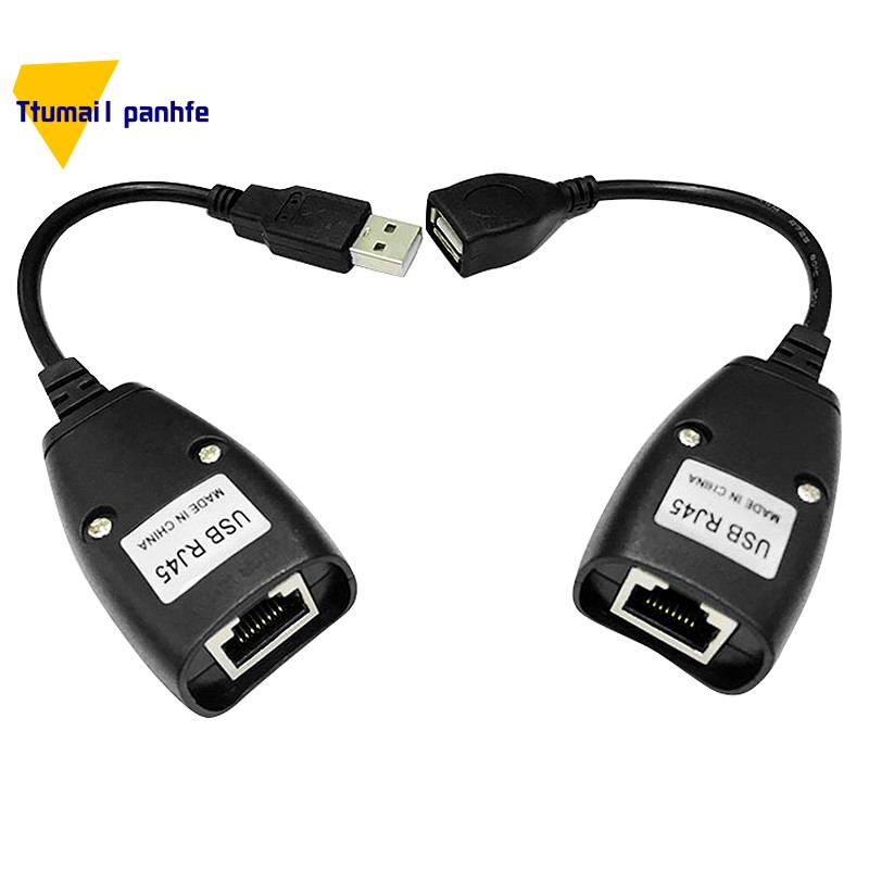 Usb To Rj45 Network Extender Signal Amplifier Usb2 0 Male To Female Network Signal Extender