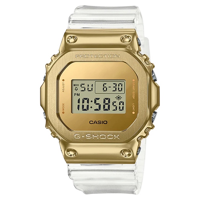 NEW CASIO G-SHOCK GM-5600SG-9 BAZEL GOLD READY STOCK JAM PETAK LELAKI ...