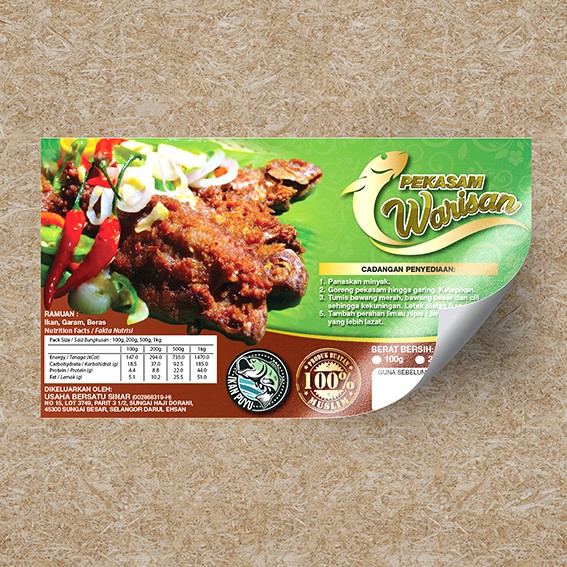 Sticker Label Mirrorkote Sticker Square Shape 9cm X 5cm Shopee Malaysia