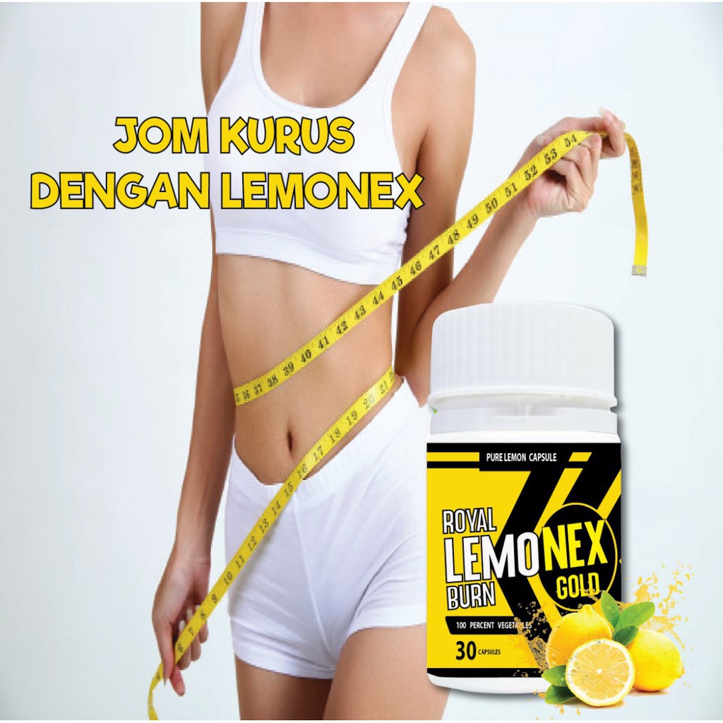 LEMONEX FAT BURNER Pembakar Lemak Ubat Kurus Slimming 