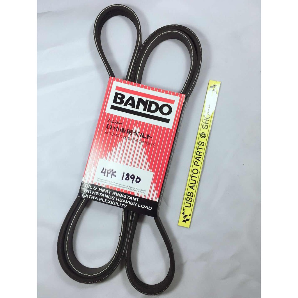 Toyota Avanza 1.3 Bando Original Alternator Fan Belt 4PK 1890 | Shopee