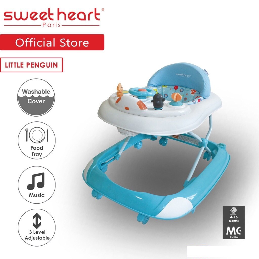 sweet heart paris baby walker