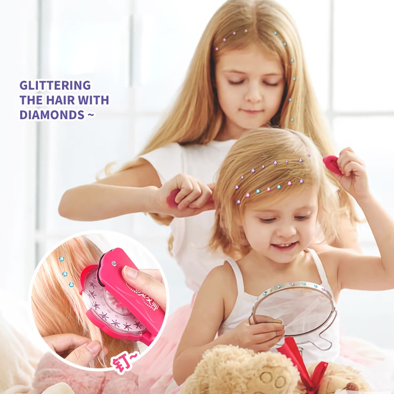 Hair Blinger Hair Gems Tiktok Hot Hair Accessories Drilling Toy Fairy  Children Stickers Rig Bling Ger Girl Rhinestone DIY Modeling | Shopee  Malaysia