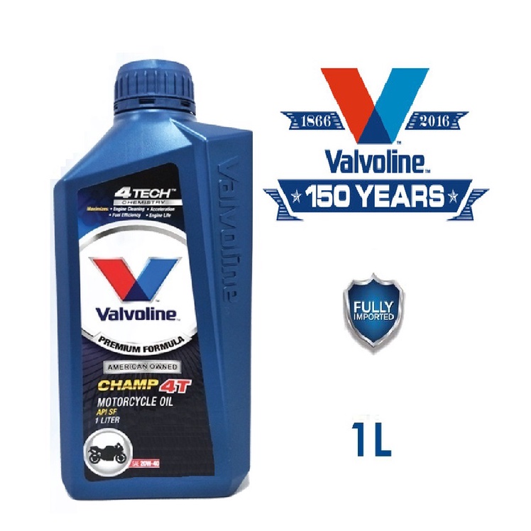 Valvoline 4T Champ 20w40 Motor Engine Oil Shopee Malaysia