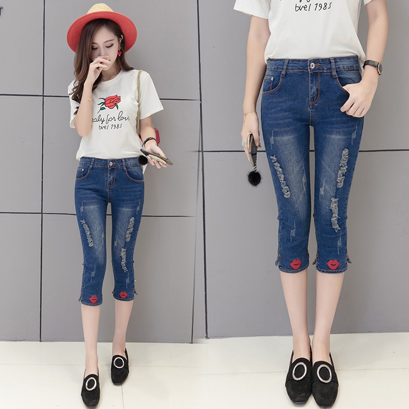 3 quarter jeans for ladies