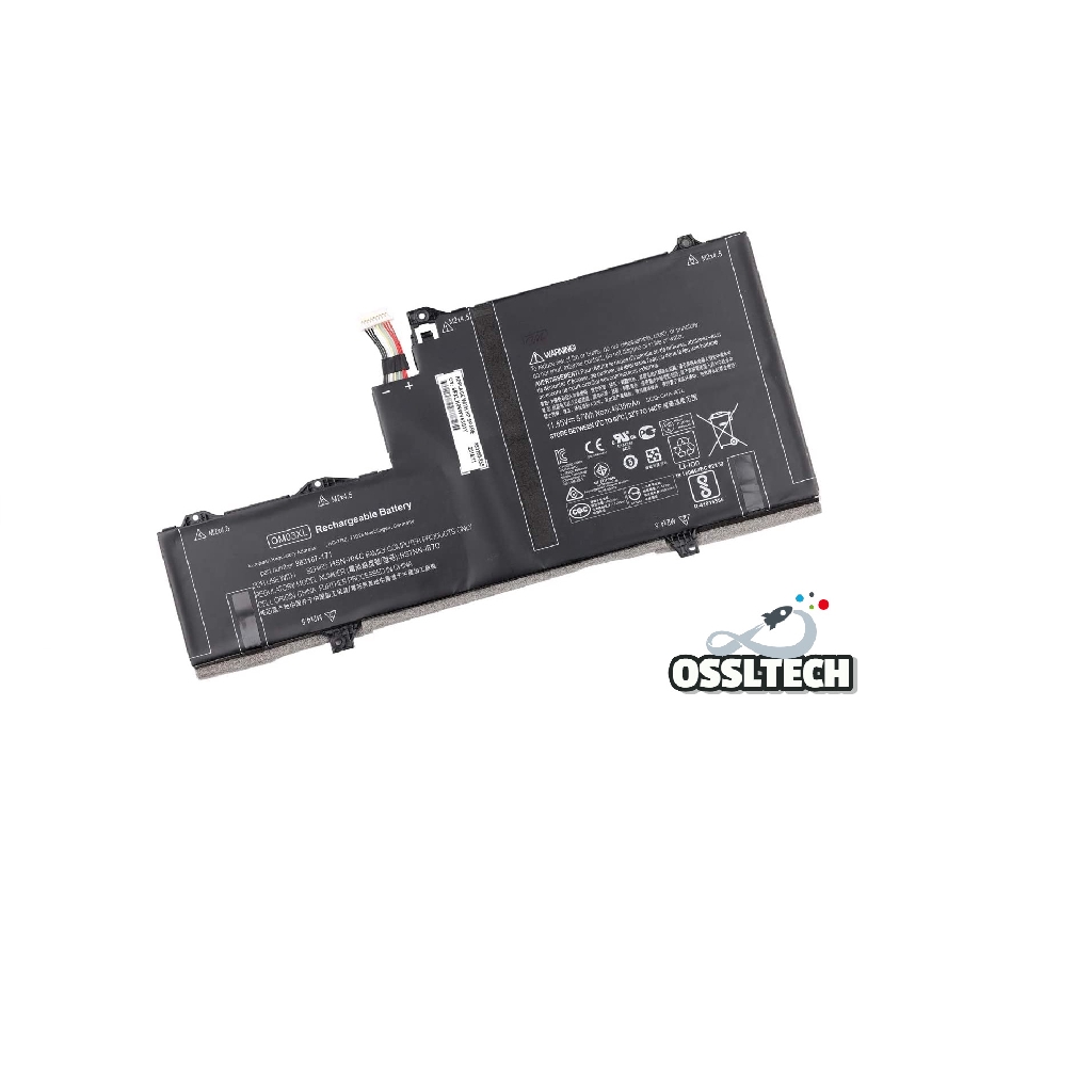 Hp Elitebook X360 1030 G2 Om03xl 0m03xl Laptop Battery Hsn I04c 863167 171 863167 1b1 863280 855 7165