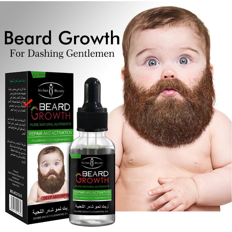 Beard Oil Jambang Janggut Growth Minyak Janggut Misai Mustache Oil Beauty Beard Oil Shopee 6132