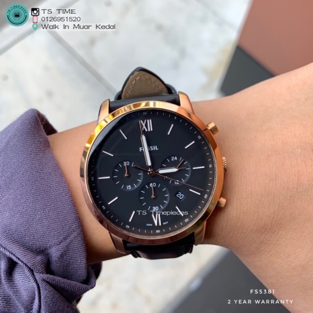 fossil neutra chronographe