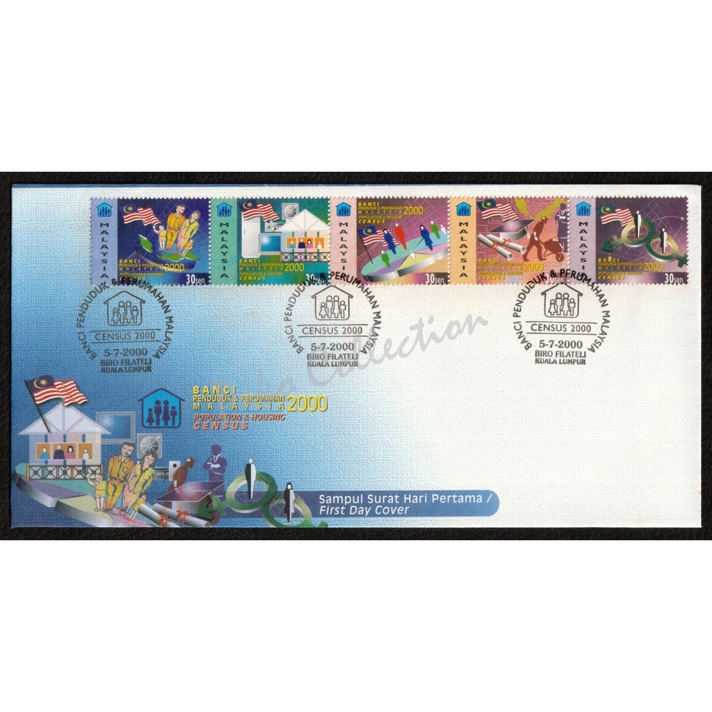 2000 MY BANCI Penduduk & Perumahan Malaysia 2000/ Population & Housing CENSUS FDC