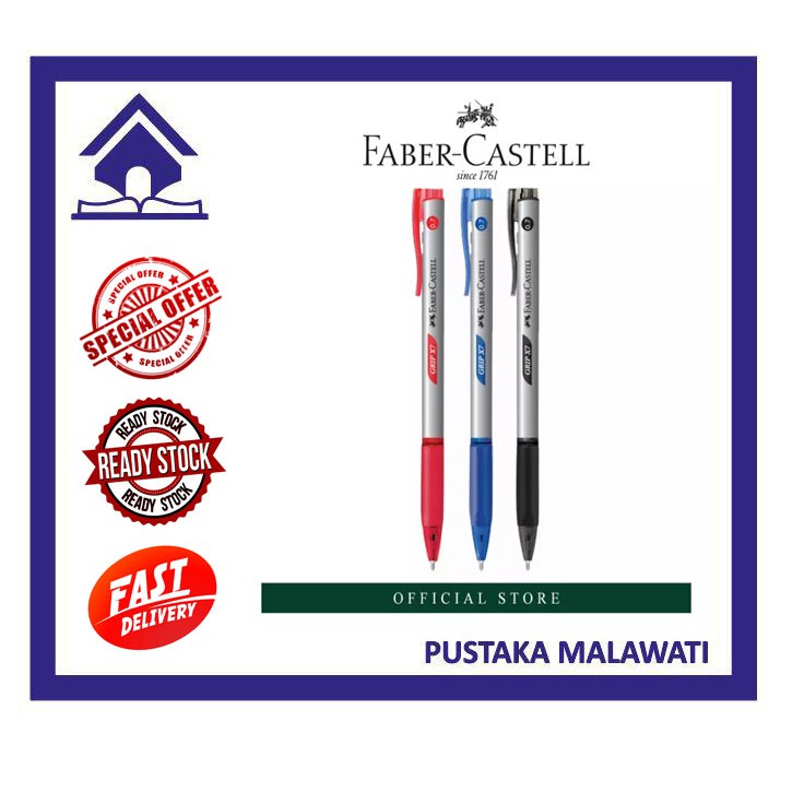 [PM] FABER CASTELL GRIP X BALL PEN X5/X70.5MM/0.7MM Shopee Malaysia