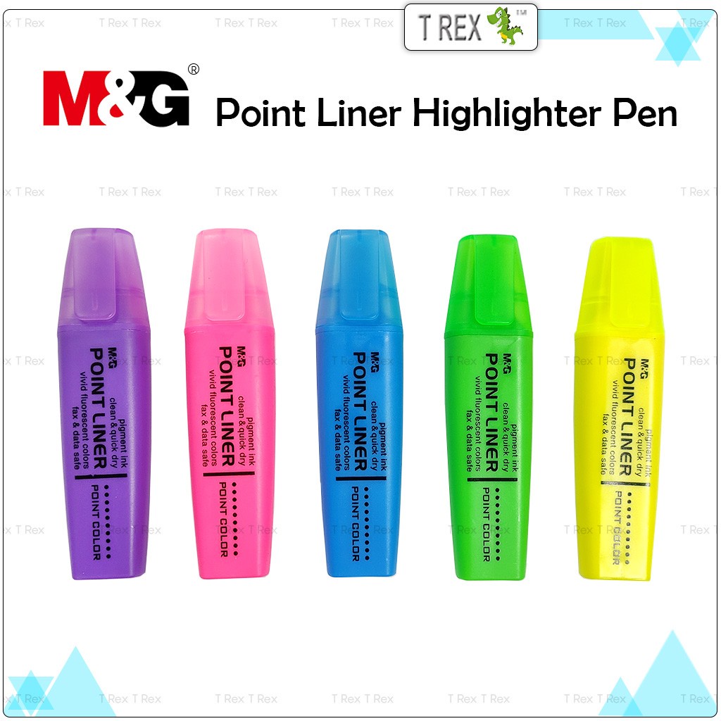 M&G Point Line Highlighter Pen / Highlighter / Highlight Pen / Marking