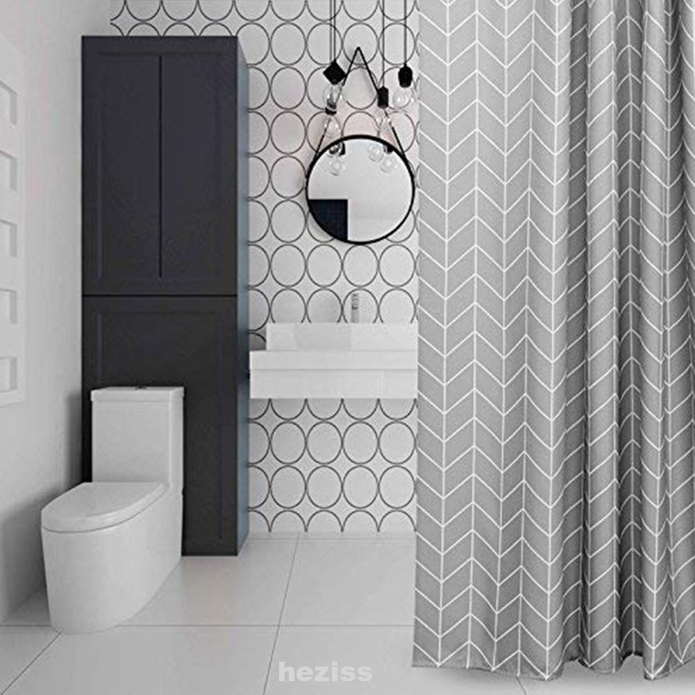 Anti Mold Shower Curtain Decor Fashion Printing Polyester Bath