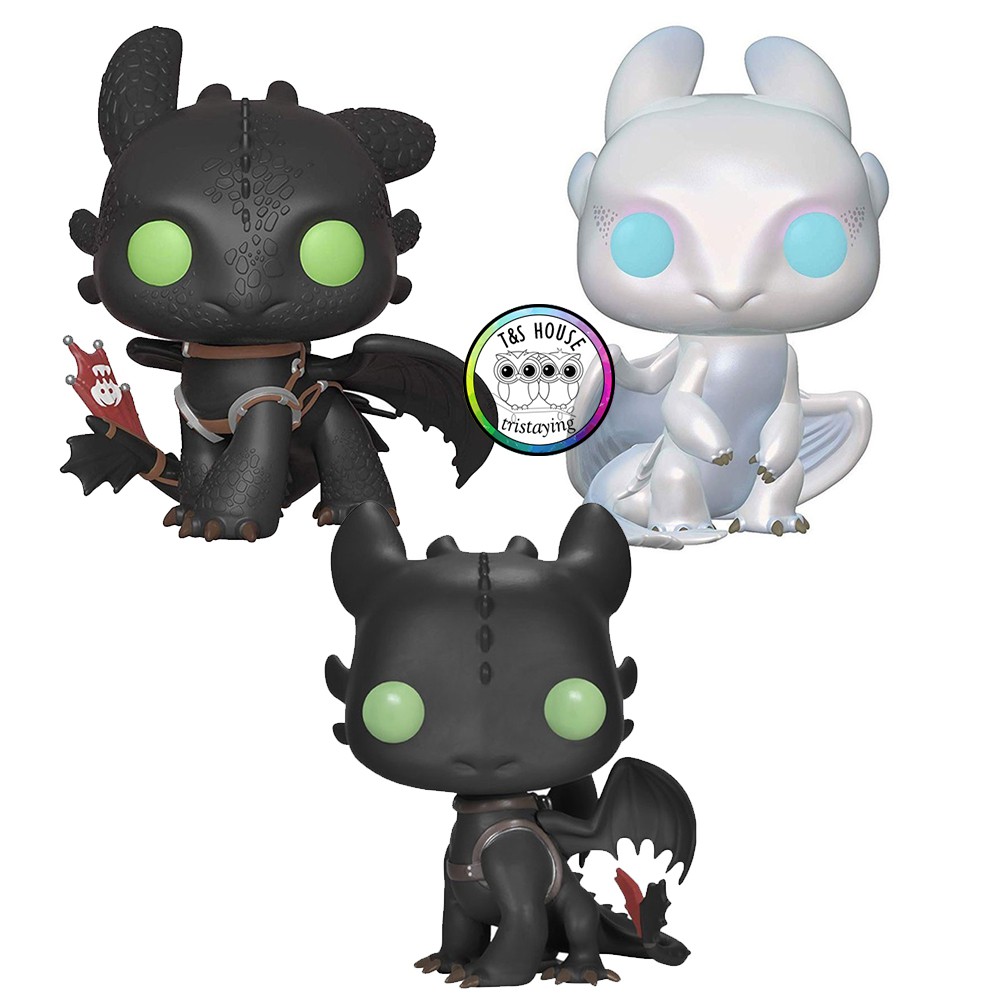 toothless and light fury funko pop