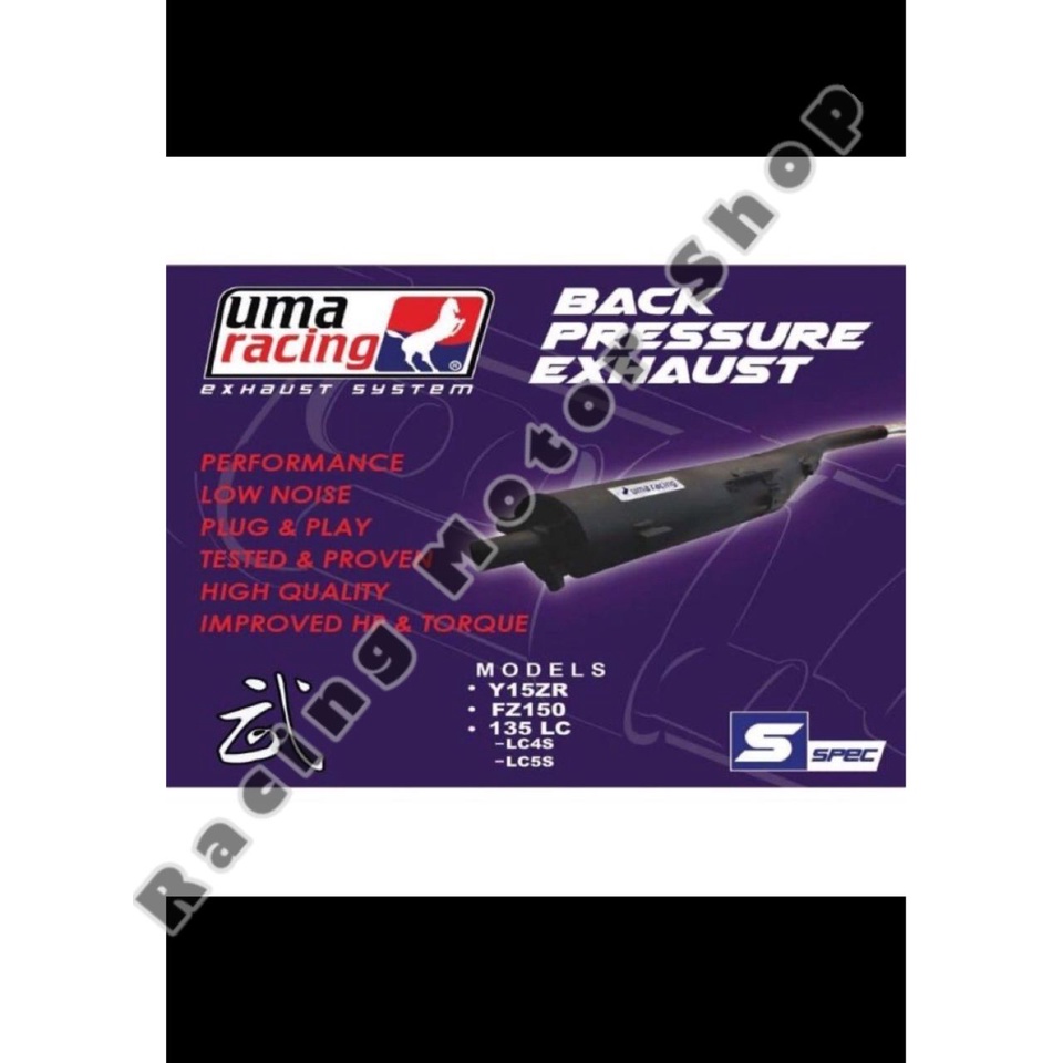 UMA RACING EXHAUST TRU Pressure Exhaust/Back Pressure Exhaust Shopee