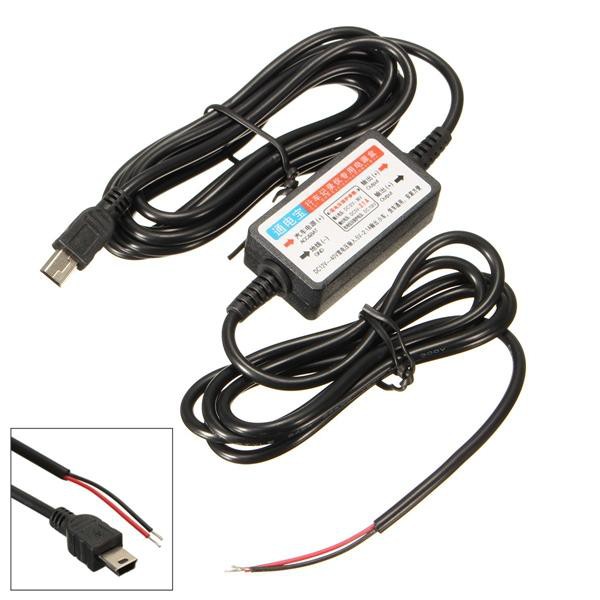 Car DVR Exclusive Power Box Adapter DC Power Cable 3m 12V to 2.1A Universal.