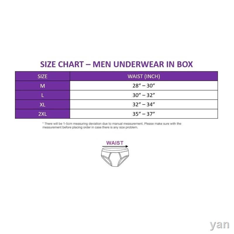 nike underwear size chart