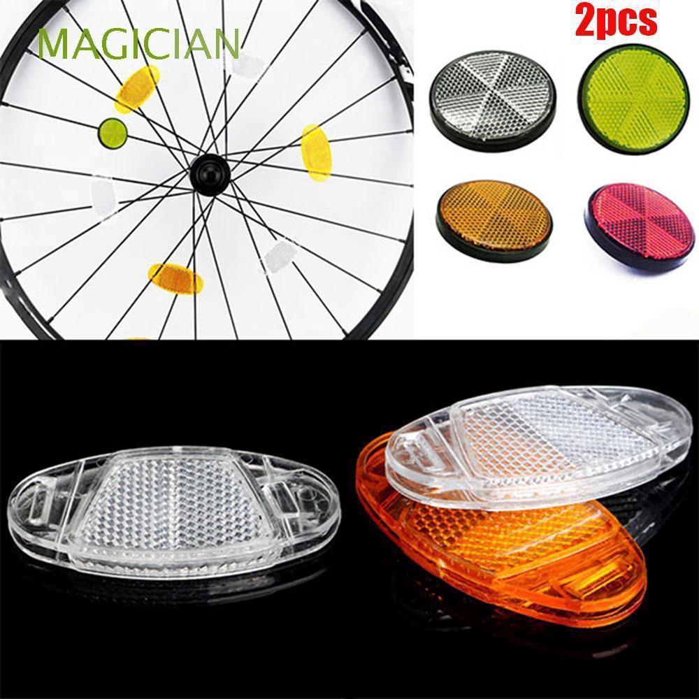 orange spoke reflectors