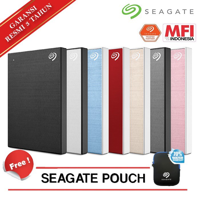 Seagate Backup Plus Slim 2TB - HDD / HD / Hardisk External