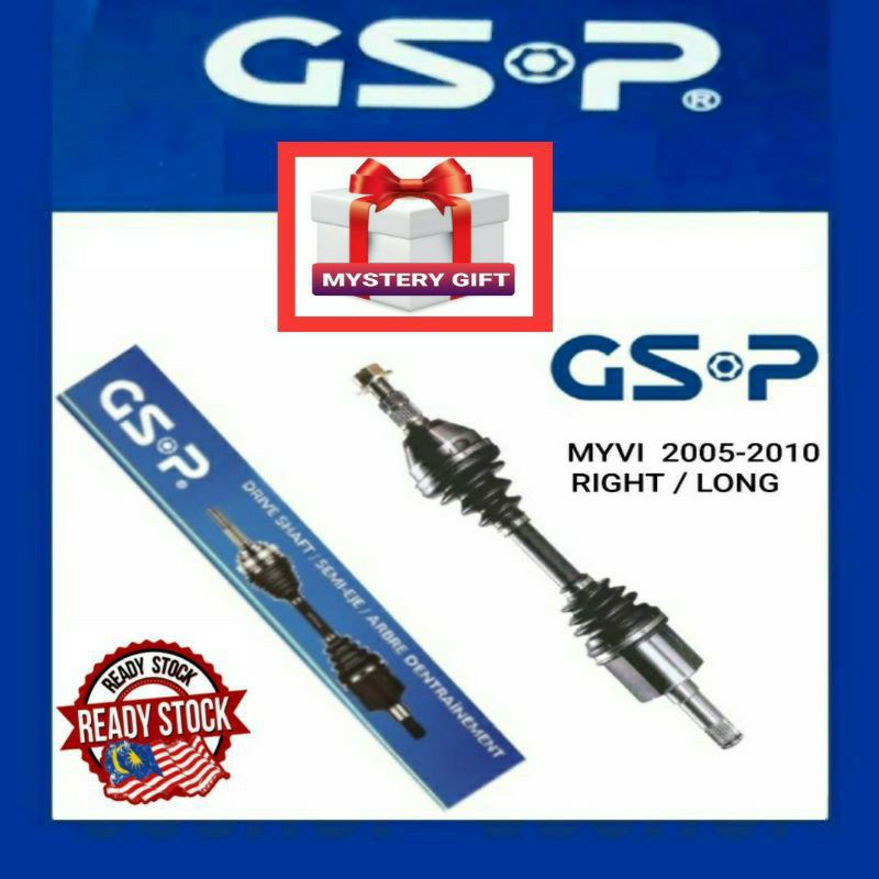 GSP PERODUA MYVI 1.0 / MYVI 1.3 2005-2010 DRIVE SHAFT GSP ...