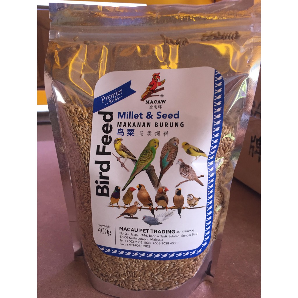 Canary Seed Malaysia Birds Food Seed Parrots Food Makanan Canary