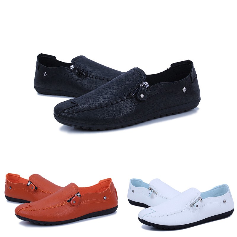 Men Loafers Flat Shoes Casual Korean Peas Shoes Men's Lazy Shoe ...