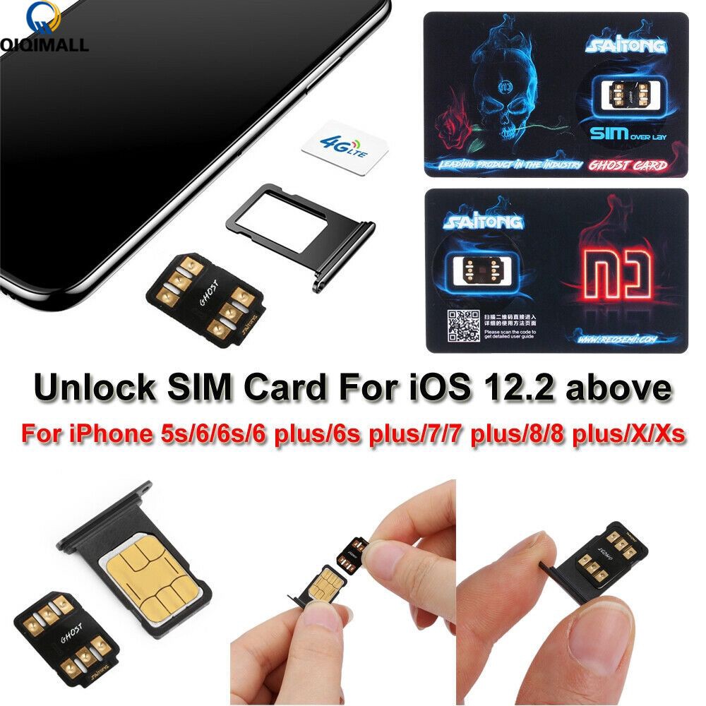 Turbo Perfect Nano Unlock Sim Card Saitong Ghost For Iphone 6s 7 8