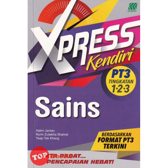 Topbooks Sasbadi Xpress Kendiri Pt3 Sains Tingkatan 1 2 3 2021 Shopee Malaysia