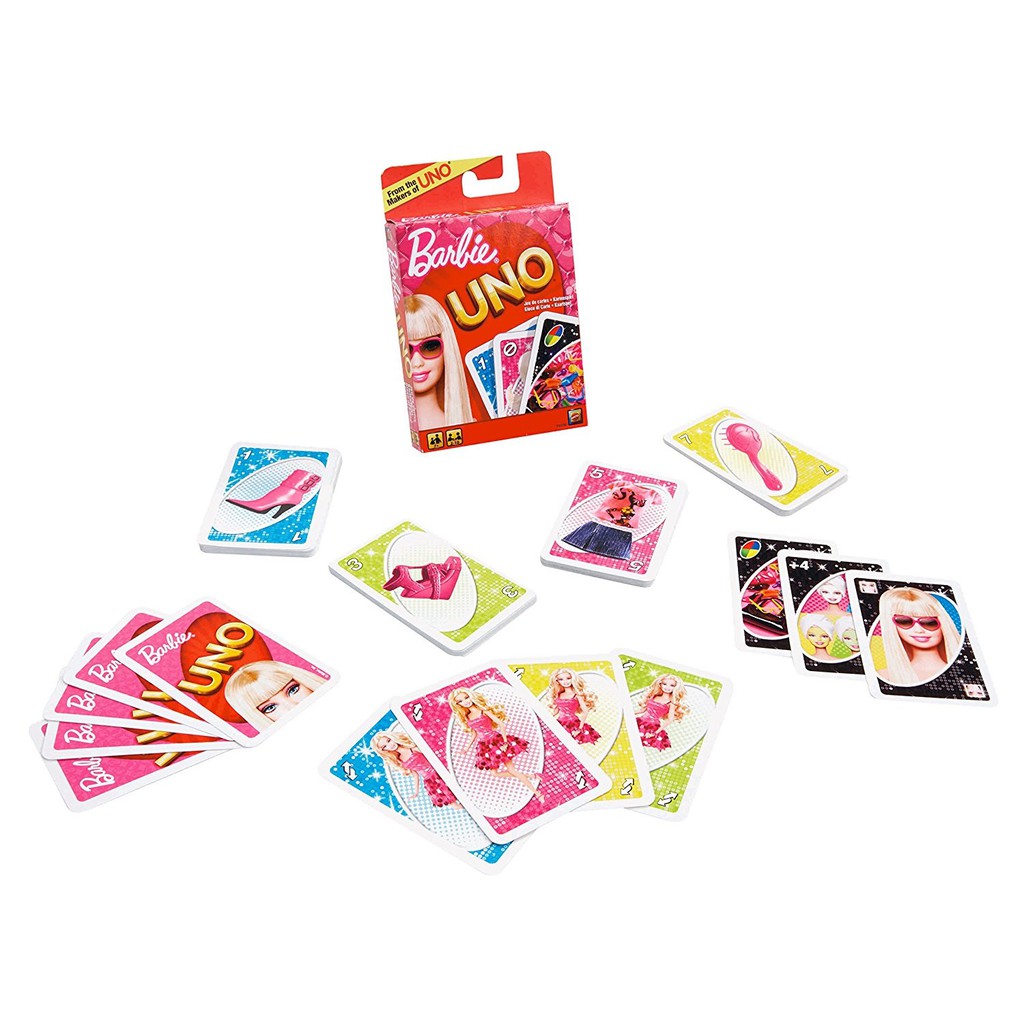 barbie uno card game