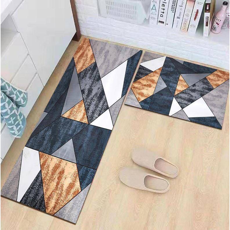 ALAS KAKI KARPET VELVET UNTUK DAPUR MASAK DAN PINTU 3D carpet 2pcs Anti ...